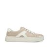Rieker Morelia Laced Platform Trainer - Beige